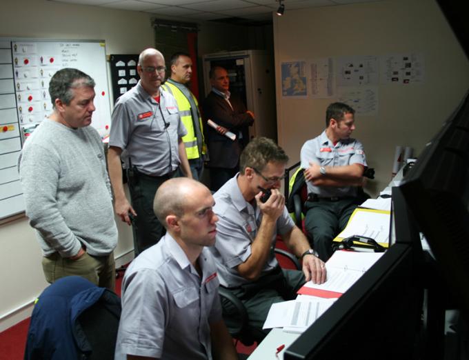 Avon Fire and Rescue Hydra Suite - Minerva Control Room