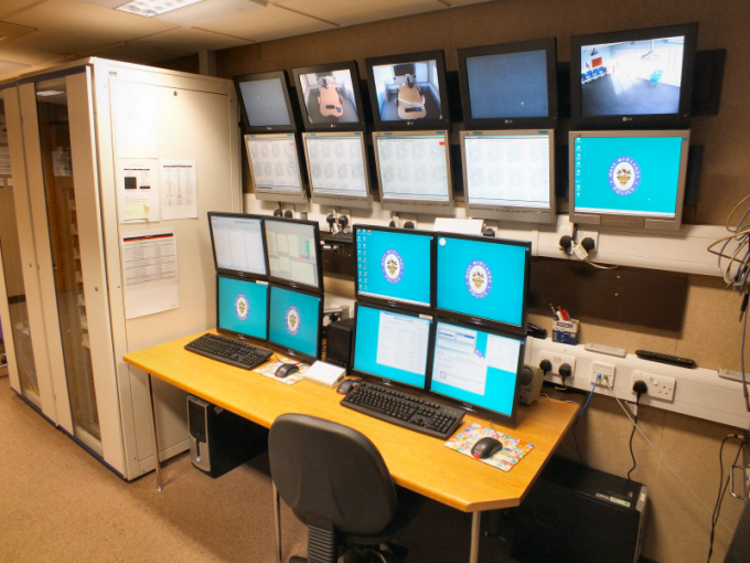 West Midlands Police Hydra Suite Control Room